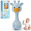 Joyvity Giochi Neonato 0-3 mesi, Sonaglio Giochi Neonato 3-6 6-9 mesi, Montessori Giocattoli Bambino 0-6 Mesi Giochi Montessori 1 anno Giochi Sensoriali per Regali (Blu)