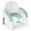 BABYLON Premier Vasino Bambini coperchio+bol, WC per da 1 anno, Bianco