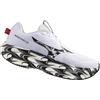 Mizuno Scarpe Uomo Wave Rider 30 Bianco/nero, Taglia: 7,5 UK - 41, bianco/nero