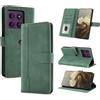 AsWant Cover per Motorola Edge 60 Pro, Premium PU Custodia Libro Portafoglio Pelle con Magnetica Flip Case Funzione Stand Per Motorola Edge 60 Pro (Verde)