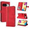 AsWant Cover per Google Pixel 10 / Google Pixel 10 Pro, Premium PU Custodia Libro Portafoglio Pelle con Magnetica Flip Case Funzione Stand Case (Rosso)