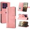 AsWant Cover per Motorola Edge 60 Pro, Premium PU Custodia Libro Portafoglio Pelle con Magnetica Flip Case Funzione Stand Per Motorola Edge 60 Pro (Rosa)