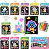 FUNNYB&G 24 Kit Foil Art attività Libri Gadget Compleanno Bambini