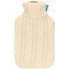THUN - Boule acqua calda con cover in tricot jaqard AbbracciAMI, tortora