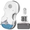 HUTT S7 Robot Lavavetri Finestre con Acqua Spruzzo 6500Pa, Dual Drive Fluttuante 3D，Robot Lava Vetri Elettrico a Pulizia di Lava con Telecomando, con 8pcs Panno, Valigia