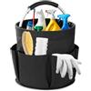 SZMK Porta Prodotti Pulizia Organizer 17 L,Secchio Porta Detersivi, Carrello Pulizie con Manico,Contenitore per Utensili per La Pulizia,Borsa per Pulizie Pieghevole,Borsa per Attrezzi da Giardino