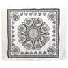 Seamar Copritutto Grande Tartarughe 80% Cotone 20% Poliestere 210x230cm Copridivano Telo Mare Maxi Arazzo Decorativo (Bianco)
