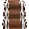 emmevi Tappeto Scala Passatoia Ingresso Corsia Rivestimento Scale Antiscivolo MOD.Linda 67X500 Marrone