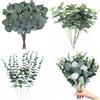 BDHYYM 30 Pezzi Eucalyptus Essiccato Decorativo Eucalyptus Artificiale Pianta di Eucalyptus Artificiale Rami di Eucalyptus per Decorazione Nuziale Composizioni Floreali Decorazione Domestica
