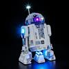 BRIKSMAX Illuminazione a LED per LEGO Star Wars R2-D2 (versione touch) 75379, set di luci compatibili per mattoncini da costruzione, senza set Lego, luce decorativa di alta qualità per modellismo