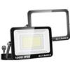 Willpower Faro LED Esterno 100W Faretti LED 6000K Bianco Con Spina