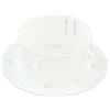 Generic Copertura di ventilazione del foro della parete per aria condizionata e tubi dell'acqua, tappo protettivo in plastica con funzione staccabile (70 mm)