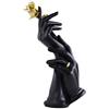 Moaobooh Statuette e sculture astratte, statuette astratte, decorazione per la casa, perfette per matrimoni, scrivania, decorazione, regali (Nero)
