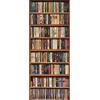 A.Monamour Adesivo Porta Autoadesiva 3D Libreria Libreria Piena Di Libri Vinile PVC Adesivi per Porte Interne Pellicola Adesiva Poster Sticker Murale Parete Carta da Parati