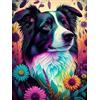 VAIIEYO 5D Diamond Painting Kit Completo Cane, Diamond Painting Ki Animale,Pittura Diamante 5D Fai da Te, Ricamo con Strass Punto Croce Arte e Artigianato Decorazione per Casa e Pareti 30x40 cm-2
