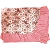 Russo Tessuti Tovaglia Antimacchia Cucina Plastificata Cerata Floreale Balza -Rosa-18 POSTI