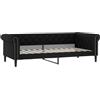 vidaXL Letto da Giorno Nero 80x200 cm in Similpelle