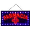 CUCUBA Insegna Luminosa A Led Con Scritta Farmacia 48x25x2cm - [Classe energetica A]