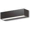 CALEX Modena Applique, Luce Verso il Basso, Interno & Esterno, LED Integrato, Luce Bianco Caldo, 26 cm, Impermeabile, Nero