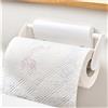 YoHyien Porta Scottex da Parete, Portarotoli da Cucina Adesivo, Porta Rotolo da Appendere, Design con Larghezza Regolabile, Portascottex per Organizzazione e Conservazione in Casa (Bianco)