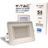 V-TAC Proiettore Slim 100W, Chip LED Samsung Luce Naturale 4000K