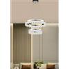 TEKHOME Plafoniera LED Esagonale Smart, 72W 5760LM, Luce Regolabile 3000K-6500K con Telecomando 2.4G, Design Moderno in Oro Francese, per Interni, IP20 LP-55-3C