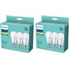 Philips LED Lampadina Smerigliata, 100W, E27 (Confezione da 2)