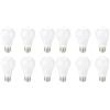 Amazon Basics Lampadina Edison a LED E27 con attacco a vite, 8 W (equivalenti a 60 W) bianco freddo, Non Dimmerabile (confezione da 12 pezzi)