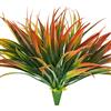 Phliofd 6 piante artificiali in plastica da 43,9 cm, resistenti ai raggi UV, per casa, finestra, giardino, ufficio, patio, fioriera da appendere, vialetto, portico, decorazione rossa