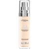 L'Oreal Paris L'Oréal Paris Make up, fondotinta liquido con acido ialuronico e aloe vera, Trucco True, n. 0.D/0.W, 30 ml