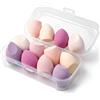 Elalove 12PCS Spugnette Trucco Make Up, Spugne per il Trucco, Spugna Trucco Make Up Asciutto e Bagnato con Scatola di Conservazione per Fondotinta e Correttore