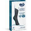 Sauber Pharma Sauber Linea Uomo Q-Skin 140 Den Calza Spigata Nero/Den taglia L/XL