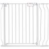 VEVOR Cancelletto di Sicurezza Larghezza Espandibile 749-940 mm Altezza 762 mm, Cancello di Sicurezza per Scale Porte Corridoi per Bambini Senza Forare Ampia Apertura a 180° Colore Bianco