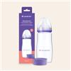 Lansinoh Biberon con tettarella NaturalWave L, 330 ml, per bambini dai 6 mesi in su, valvola anti-colica e senza BPA