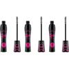 Essence Cosmetics essence MASCARA Lash Princess Curl & Volume, Nero, Volumizzante, Pennello a Forma di Arachide, Vegano, Senza Profumo, Senza Alcol, Confezione da 3 (3 x 12 ml)