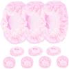 Mipcase Copri Chignon Bambina Danza in Rosa, Set da 10 Pezzi in Mesh e Tessuto, Design Invisibile e Resistente per Balletto e Acconciature Eleganti