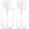 Souruud Nail Polish Remover Pumpspender, Dispenser per Smalto 2 Pezzi, 200ml Flaconi Dosatori Dispenser Acetone Push, Smalto per Cosmetici, Cleaner Unghie