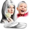 HaiolorPro Bianco gel colorato per capelli Uomo e Donna Lavabile, colore temporaneo capelli per Bambini, colore capelli temporaneo, Crema Colorata Capelli per Feste o Cosplay (Bianco)