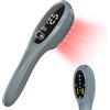 PUPCA Pettine Laser per Ricrescita Capelli 650 nm, Portatile e Senza Fili Spazzola LED a Luce Rossa con Vibrazione, per Attaccatura, Riga e Capelli dall' Aspetto più Folto, Donna e Uomo