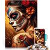 LKSDCBOT puzzle 2000 pezzi per adulti Ragazza del giorno dei morti Riduzione dello stress interessante Migliorare l'amore tra le coppie 70x100cm