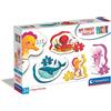 Clementoni - 20835 - Supercolor My First Puzzle - Sea Life - 3,6,9,12 Pezzi - Puzzle Sagomato, Puzzle Bambini 2 Anni, Puzzle Cartoni Animati - Made In Italy