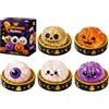 Generisch XXL Mystery Dumplings Squishy Buns - Set da 1, 5, 10 pezzi con occhiali e squalo, 9,5 cm, Jumbo Squeeze Toy Baozi Bun in vaporiera, palla antistress per ufficio