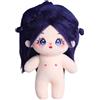 niannyyhouse Bambola di peluche da 20 cm, con salsa blu, corpo umanoide farcito senza attributo 20,3 cm, corpo normale, abbigliamento indossabile, regali (A-15-con scheletro)