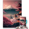 AITEXI Puzzle 1000 pezzi per adolescenti fiori di ciliegio del Giappone Gioco di famiglia antistress sfida difficile Regali di compleanno 52x38cm