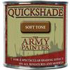 The Army Painter Quickshade Dip Soft Tone, contenitore da 250 ml, per immergere e ombreggiare rapidamente l'intero esercito di Wargaming, lavaggio olio per figure in miniatura, per giochi di ruolo