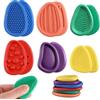 HO-SFSM 12 Pezzi Fidget Toys Pietra Sensoriale, Sensoriali in Silicone per Autismo e ADHD per Bambini Adulti