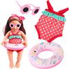 Randomgo Costume da Bagno per Bambole, Estate Vestiti per Bambole per 35-45 cm