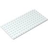 XYEIUGO 92438 Piastra Base Piastra 8x16 5 Pezzi GDS-529 compatibile con Lego Mattoncini da Costruzione Colore Blanc laiteux