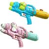 Generisch Pistola ad acqua con unicorno per bambini, 35 cm, doppio ugello, portata 8 metri, per piscina e spiaggia (blu+rosa)