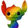 Funko Pop! Disney: Pride - Stitch - Rainbow - Disney: Lilo & Stitch - Figura in Vinile da Collezione - Idea Regalo - Merchandising Ufficiale - Giocattoli per Bambini e Adulti - Movies Fans
